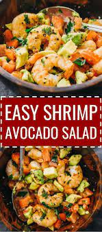 Drain, pat dry, and peel. 7 Keto Lunches To Take To Work On The Go Keto Lunch Ideas Cold Meals Healthy Appetizer Recipes Shrimp Avocado Salad
