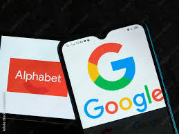 Find the latest alphabet inc. In This Photo Illustration Alphabet Inc And Google Logos Seen Displayed On A Smartphones Stock Foto Adobe Stock