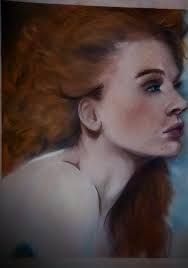 Practicing with oil pastels and charcoal