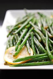 Garlic Lemon Green Beans Food Dishes Healthy Recipes Veggie Dishes