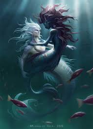 Artstation Merdance Michelle Tolo Fantasy Mermaids Mermaid Art Evil Mermaids