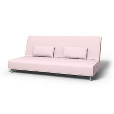 Beddinge Sofa Covers Sofa Bed Regular Fit Using The Fabric Panama Cotton Dusty Rose Sofa Covers Sofa 3 Seater Sofa Bed