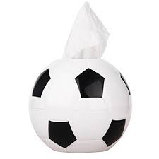 A toilet paper holder includes several parts: Kaimao Football Round Shaped Tissue Holder Box Cover Funny Toilet Paper Holder For Bathroom Office And Car White Buy Online In Antigua And Barbuda At Antigua Desertcart Com Productid 38714083