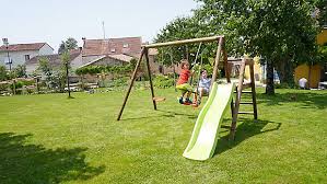 Portique balançoire agrès pour enfants danielle swing king. Station De Jeu Soulet Figue Castorama