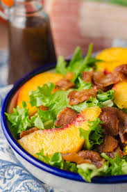 Homemade Salad Recipes Are One Of The Easiest Things To Make For A Quick Meal Our Peach Bacon Homemade Salads Recipes Easy Salad Recipes Healthy Salad Recipes