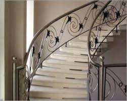 Modern horizontal hollow round tubing for a contemporary stair railing. Sun Railings Best Railing Manufacturer In India Hyderabad