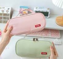Fast Shipping Portable Pencil Bag Stock Polyester Fabric Pencil Case