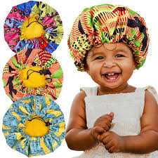 #hair #curlyhair #naturalhair #hairstyles #protectivestyles #babyhairstyles #edges. Buy 3 Pieces Kids Satin Bonnet Adjustable Sleeping Cap Soft Silk Flower Night Hats For Natural Hair Teens Toddler Child Baby Reversible Double Online At Low Prices In India Amazon In
