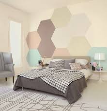 Wandgestaltung Selber Machen Mit Farben Coole Muster Streichen Wandgestaltung Schlafzimmer Zimmer Gestalten Und Schlafzimmer Wand