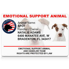 Maybe you would like to learn more about one of these? Emotional Support Animal Id Card Esa Id Card With Watermark