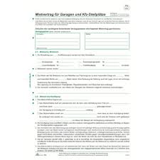 Obwohl ein formloser mietvertrag für garagen ausreichend ist ist eine schriftliche version zu empfehlen. Mietvertrag A4 4bl Garagen Rnk 553 10 Pg10bl Formulare Vertrage