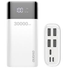 Wer einen entsprechend starken netzstecker (z.b. Dudao Powerbank 30000mah Externer Akku Mit 4 Output Usb Schnellladung Max 4a Akkupack Mit Led Anzeige Externes Ladegerat Fur Handy Tablet Smartphone In Weiss Powerbank 30000 Mah Online Kaufen Otto