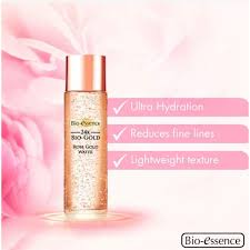Penasaran nggak sama gold water ini? What Is Bio Essence Rose Gold Water