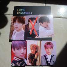 251k members in the bangtan community. Official Photocard Jk Pc Bts Jungkook Love Yourself Her Ver S Answer Ver S E L Tear Ver Y U R Shopee Indonesia