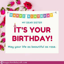 Beautiful Birthday Wishes For Cousin Sister Funny Happy Birthday Wishes For Cousin Sister Wish And Tell Her How Much You Love Her In 2020 Birthday Wishes For Sister Happy Birthday Son Birthday Wishes