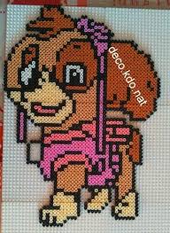 Pin De Rachel Schrantz En Dibujos Abalorios Hama Perro Punto De Cruz Manualidades