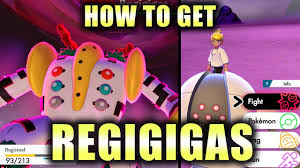 Given that there are multiple dynamax dens throghout the area, it still could be hard to find, but. How To Get Regigigas In Pokemon Sword And Shield Crown Tundra Dlc News Break