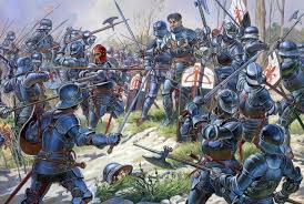 Epicus Cavalry Of The Middle Ages From Top To Bottom 1 French Heavy Knights 14th Century 2 Knights Of Burgundy 15th Ce Medieval Medieval Ages War Art