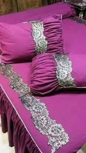 Pin By Fa Izan On Colors Bed Sheet Painting Design Bed Decor Holiday Pillows