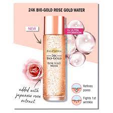 Cantik and nampak fancy sangat with the gold flakes kat dalam tu. Bio Essence Bio Gold 24k Rose Gold Water 100ml Shopee Malaysia