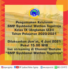 Untuk menambah kebermanfaatan, tahun pelajaran 2020/2021 smart ekselensia indonesia kembali membuka pendaftaran dengan menerima siswa lulusan smp/sederajat. Smp Syubbanul Wathon Tegalrejo Posts Facebook
