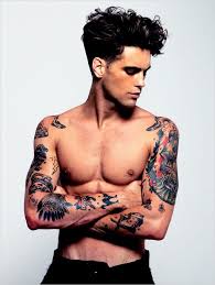 Top 10 Man Tattoo Model Tattoos For Guys Tattoo Models Black Skulls Wallpaper