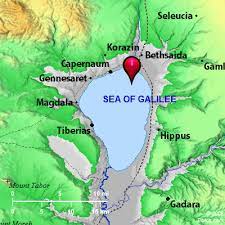 Map Of Galilee In Jesus Time Bible Map: Sea Of Tiberias (Sea Of Galilee)