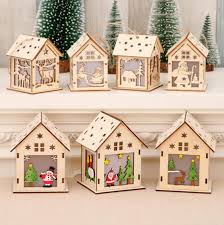 Festival Led Light Hanging Holiday Home 2018 House Gift Etsy In 2020 House Gifts Wooden Christmas Tree Decorations Cabin Christmas