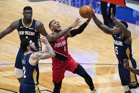 Want nba scores and results? Nba Damian Lillard Has 43 Go Ahead Score As Blazers Edge Pelicans Los Angeles Times