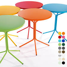 Tisch rund weiß 90 cm durchmesser höhe 75 cm multiplex mit melaminharzbeschicht ung angefertigt vom. Pix Tisch O 60 Cm Metall Mobileur24 De