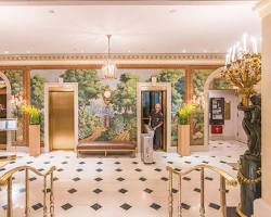 Image of Boy Smells at The Plaza Hotel NYC