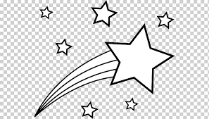 Estrella Fugaz Para Colorear