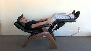 Defy gravity the zero gravity position provided by the perfect chair cradles your back and elevates your legs above your heart, which is the position doctors recommend as the healthiest way to sit. The Perfect Chair Zero Gravity Recliner Youtube