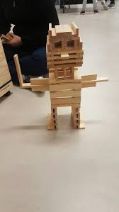 Kapla Robot Chat Handmade Keva Planks Robot