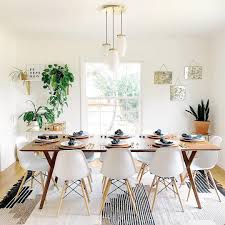 Loving How This Dining Room Is Coming Along The Tattams Set Your Table Up For Success Shop The Minimalist Dining Room White Dining Room Dining Room Decor