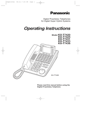 To lock a keypad press and hold the middle joystick for 3 seconds, to unlock keypad press and hold the same joystick for 3 seconds. Panasonic Kx T7420 Operating Instructions Manual Manualzz