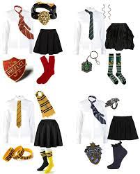 Hogwarts House Outfits Created With Polyvore Harry Potter Outfits Harry Potter Dress Harry Potter Uniform