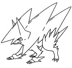 Cartoons coloring pages are a fun way for kids of all ages, adults to develop creativity, concentration, fine motor skills, and color recognition. Pokemon Hd Pokemon Coloring Pages Mega Manectric