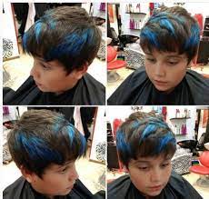 Casual Long Hair With Streaking Boy Hairstyles Men Hair Color Boys Colored Hair