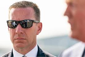 Moments ago in The Oval Office, the new Director of the United States  Secret Service—Sean Curran was sworn in by Department of Homeland Security  Secretary Kristi Noem, with President Trump standing by