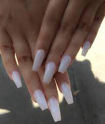 Pin By Laba Nairobi On Cute Nails White Acrylic Nails Cute Acrylic Nails Best Acrylic Nails