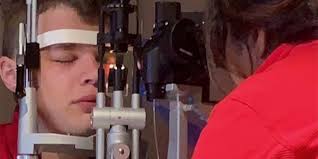 Berlin man battling eye disease keeps positive focus