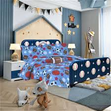 Let your child's imagination run wild with a kids quilt, comforter or duvet from crate and barrel. Twin Game Day Boys Bedding Set Beautiful Microfiber Comforter With Furry Friend And Sheet Set 6 Piece Kids Bed In A Bag Walmart Com Walmart Com