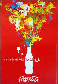 In march 1894, the first bottled coke was produced. French Modern Coca Cola Poster Coca Cola Prends La Vie Cote Red 2006 Vintage Posters By La Belle Epoque Vintage Posters In Nyc
