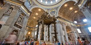 Peter's church attracts pilgrims from all over the world. St Peter S Basilica Basilica Di San Pietro In Rome Italy