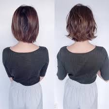 デジパーで オーダー方法の解説 short tsukasa カットとパーマで ビフォーアフター before 毛量が増えて全体的にぼてっとする 毛先も重さで寝ぐせがなおりにくい 頭が四角く見える after レイヤー ショート パーマ