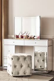 Next Brooke Dressing Table Clear Mirrored Furniture Home Decor Mattress Furniture