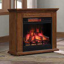 This freestanding infrared electric quartz stove will add charm, ambiance and warmth to any room of your home. Roll Away Electric Fireplaces Portable Infrared Heaters