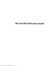 Driver version windows 32 bits: Epson Workforce Wf 3620 Manuals Manualslib