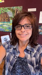 Our textile artist is working in the gallery today! This is one of her  latest pieces and it’s definitely worth seeing in person. So much color and  texture and design in this beautiful new mermaid ...